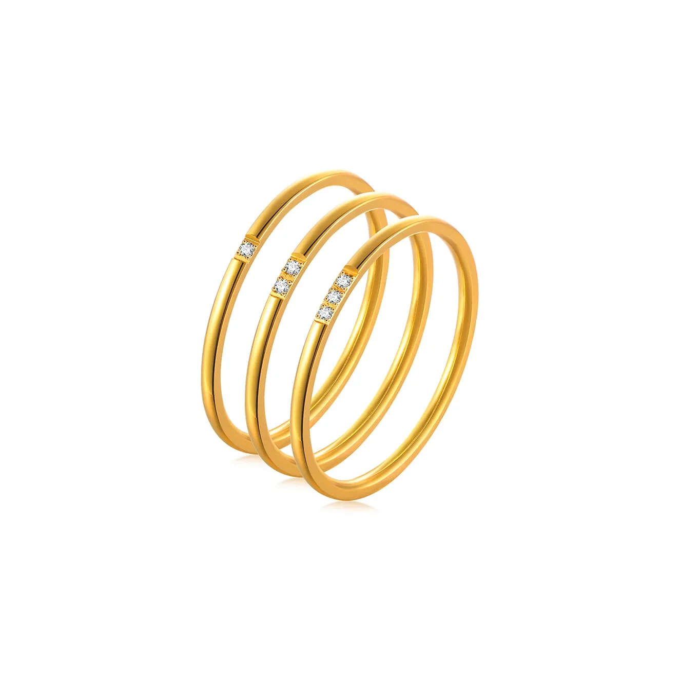 LIANDUO Кольца из титановой стали для женщин