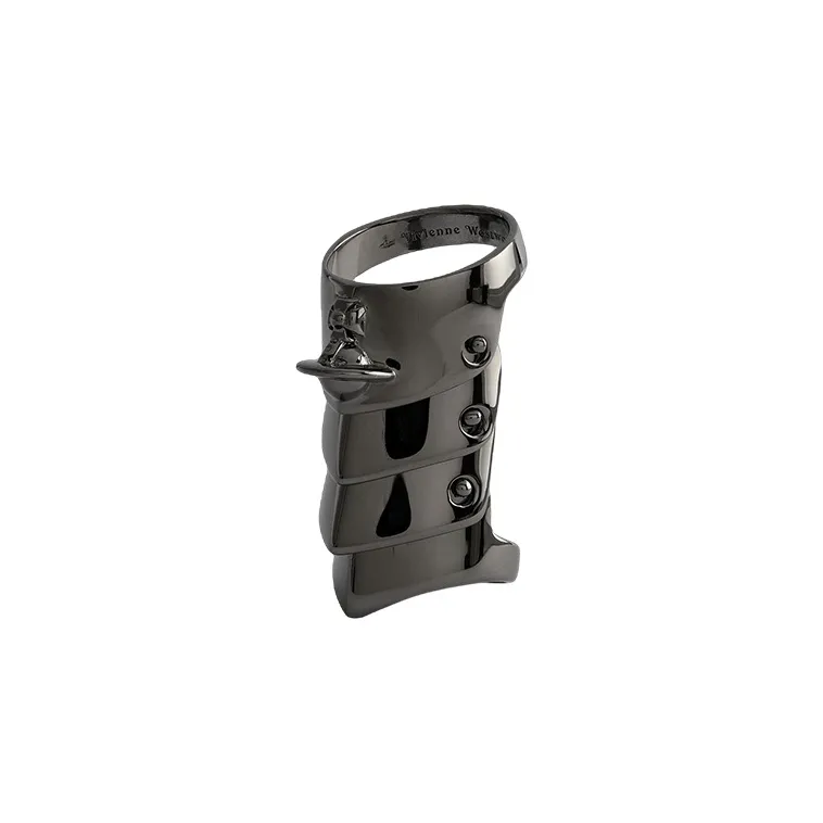 Vivienne Westwood 925 Sterling Silver Armor Rings Men's