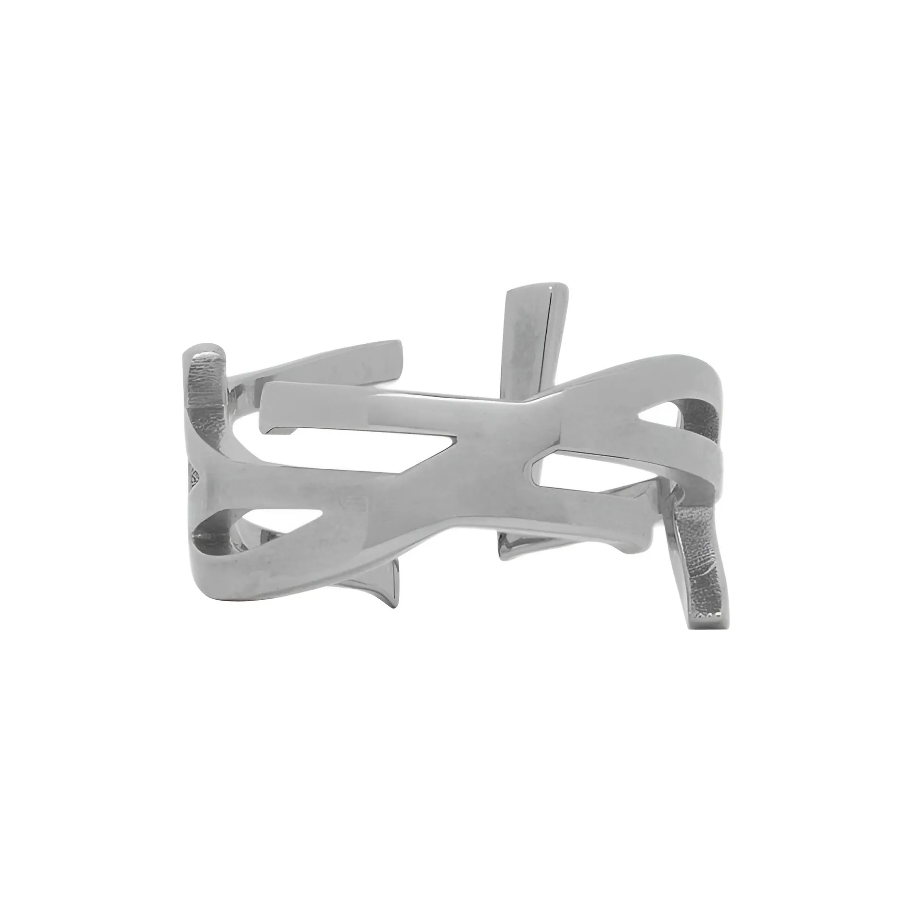 SAINT LAURENT Латунные кольца Женское серебро