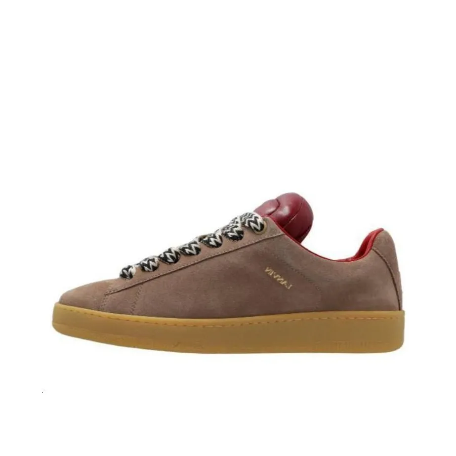 Lanvin X Future Hyper Curb Suede Sneakers