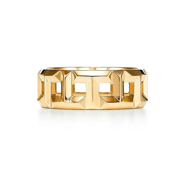 TIFFANY & CO. T 18K Gold Rings Unisex