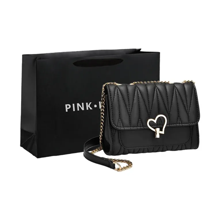 PINK·LAND ПУ (полиуретан) Сумка через плечо Сумка на плечо Стандартная Женская Черный Экрю Зеленый Красный