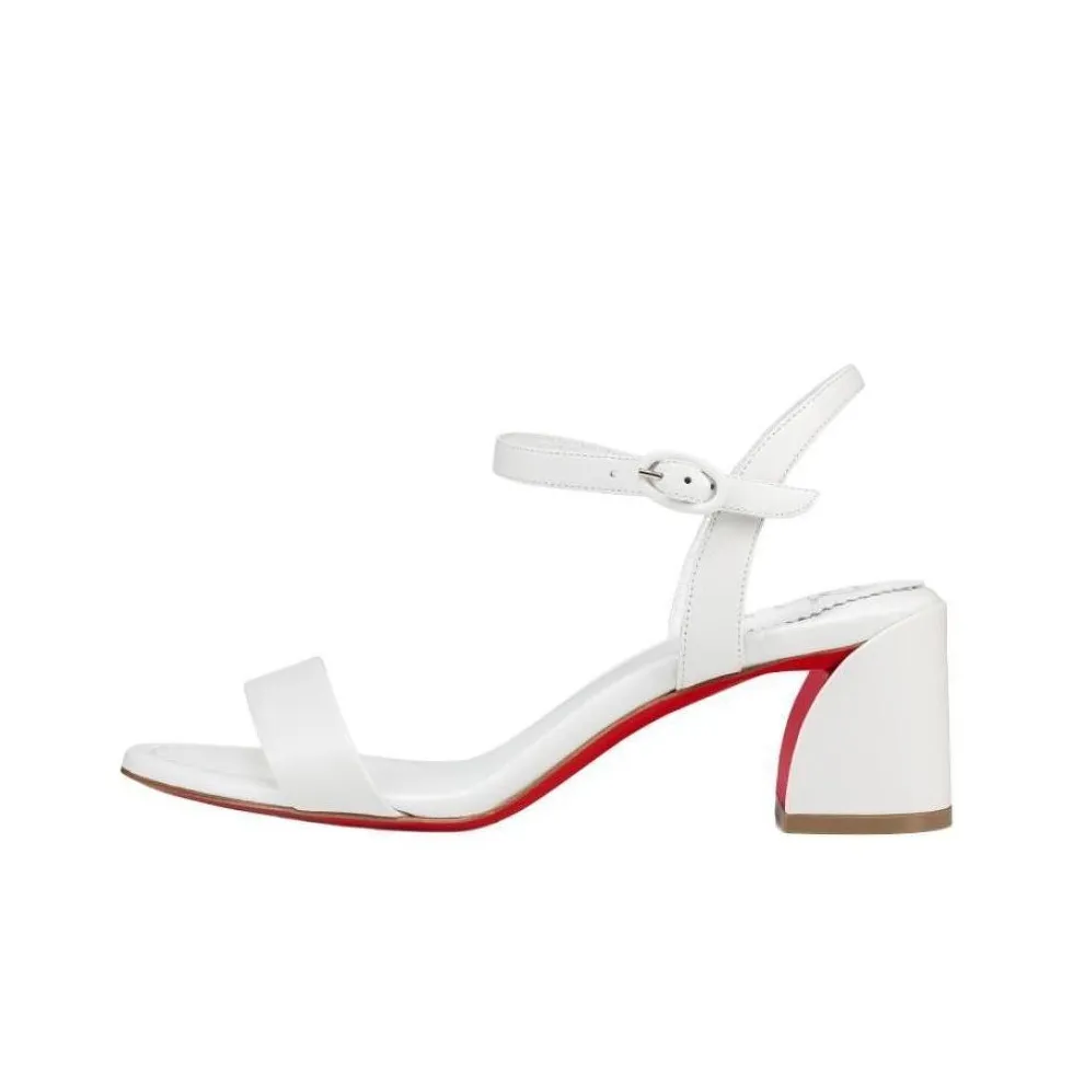 CL LUBOTING Miss Jane Strap Sandals 5.5cm Women's White