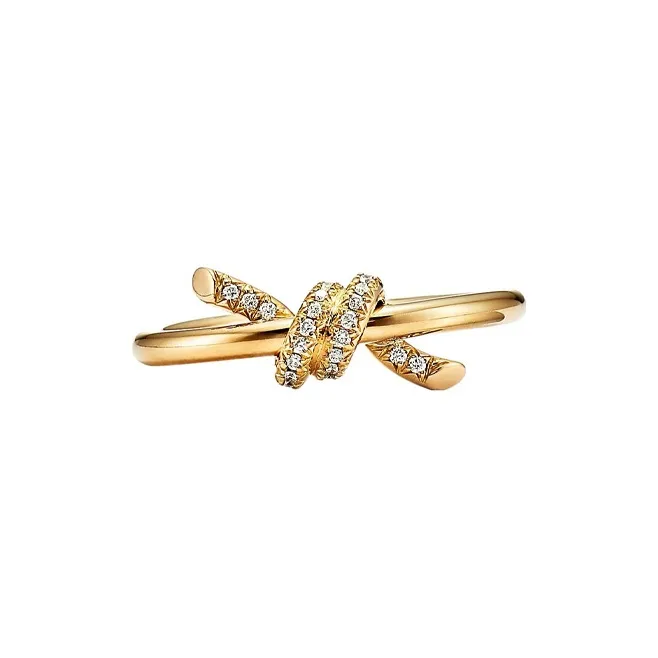 TIFFANY & CO. Diamond, Karat Gold, 18K Gold Rings Women's