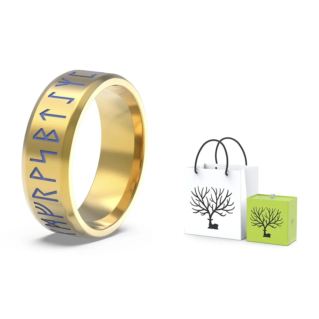 LIBALU Кольца из титанового стального сплава Мужские