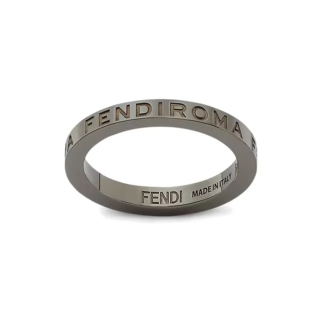 FENDI Латунь Кольца Серые Мужские