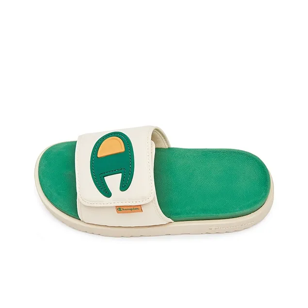 Champion Campus Шлепанцы Unisex Light Кость Moss Green