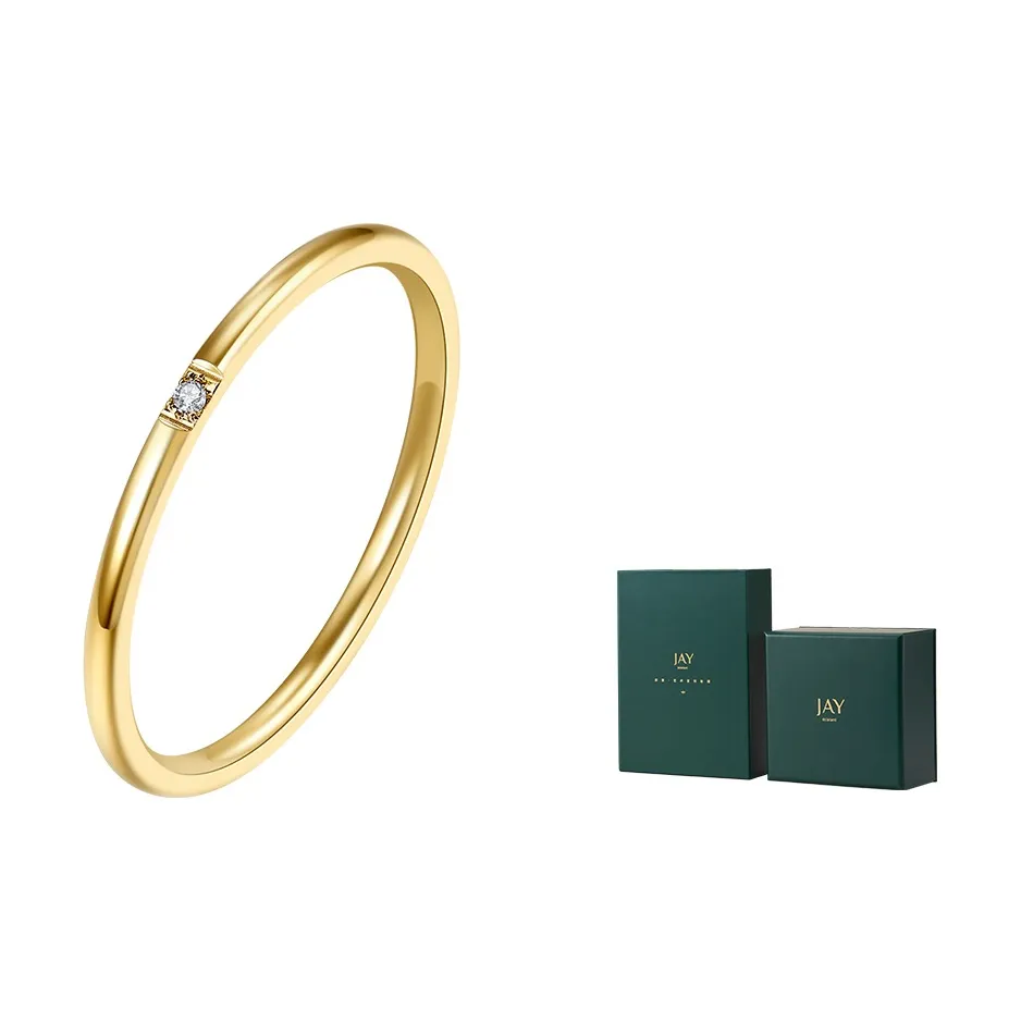 JAY Синтетический кубический цирконий Кольца Женские Золото