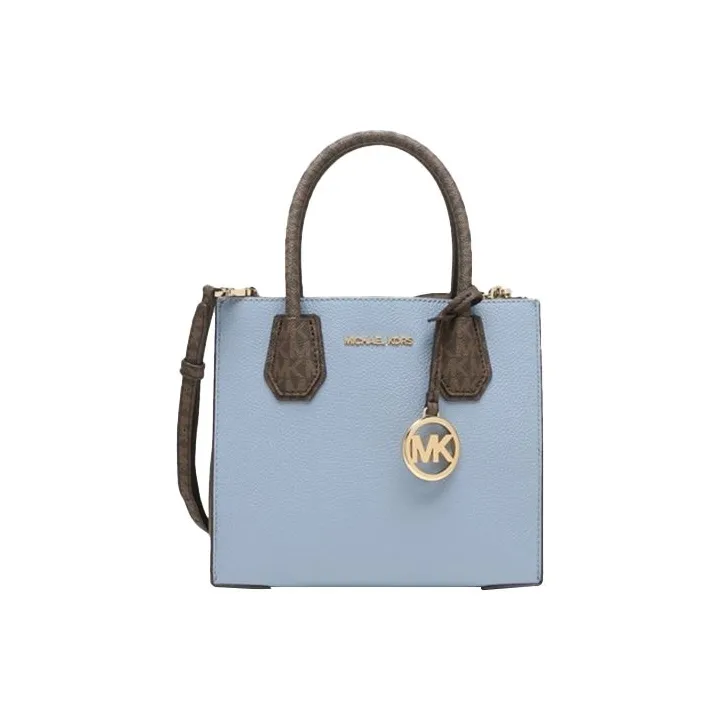 MICHAEL KORS Mercer Кожа Аккордеонная Сумка Модная Сумка на Плечо Сумка через Плечо Обычная Женская Сумка Синий