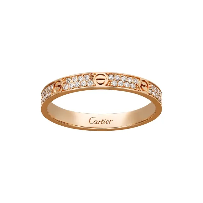 CARTIER Love Rings Karat Gold Rings Unisex