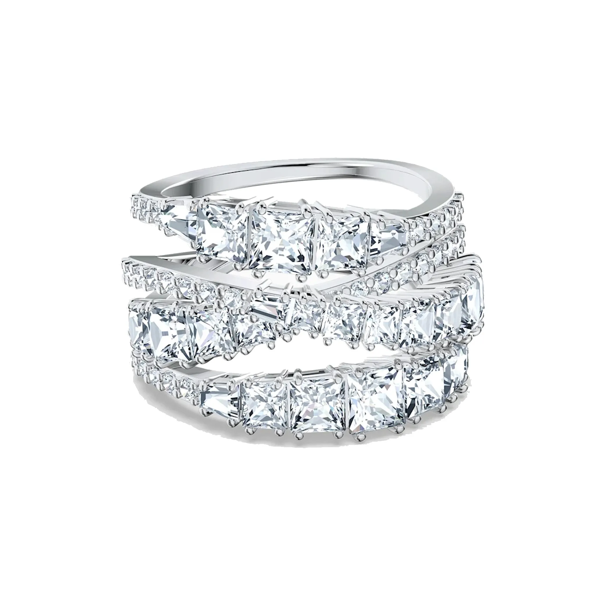 Swarovski Искусственный кристалл Кольца Женское серебро