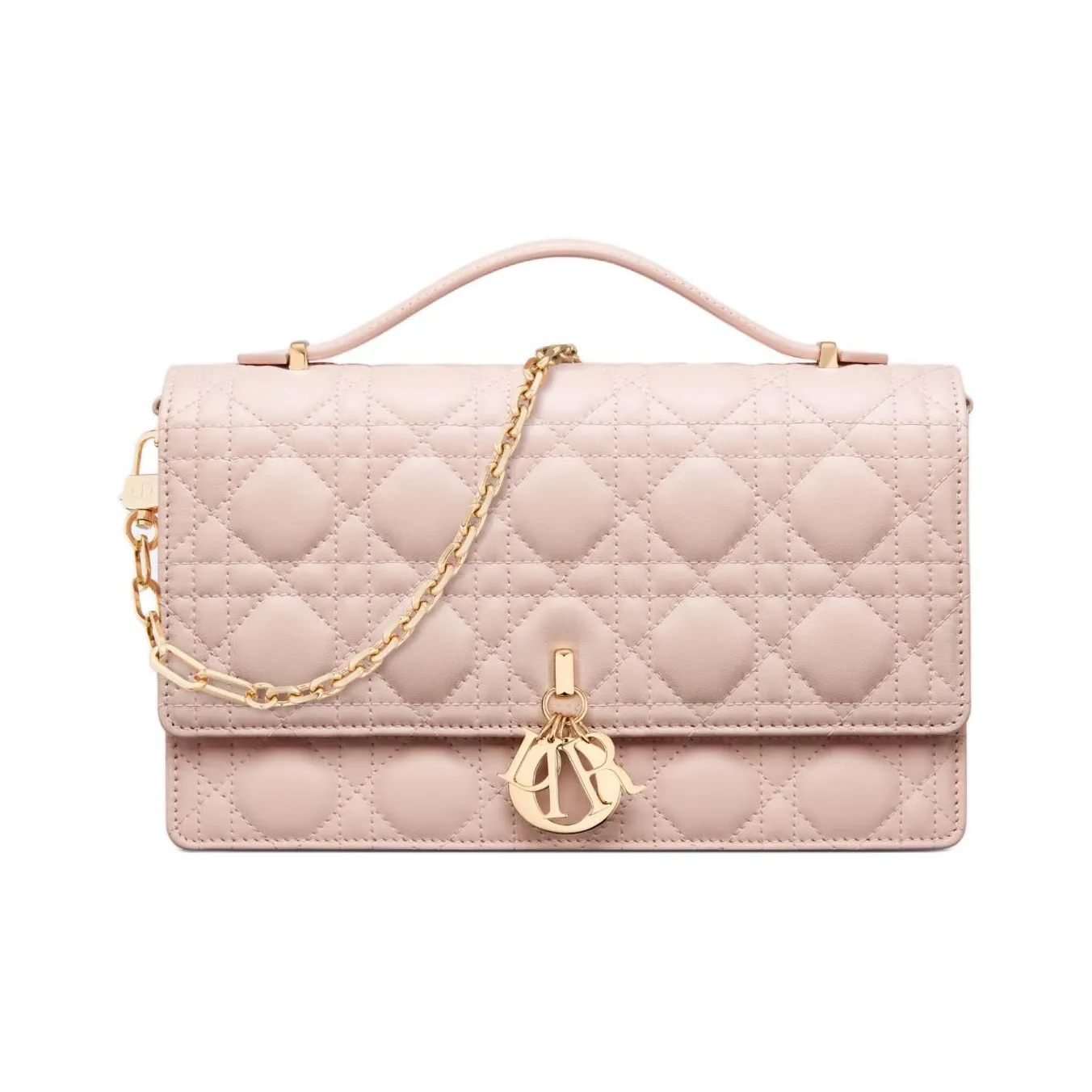 DIOR My Dior Sheepskin Shoulder Bag, Crossbody Bag, Handbag Women's Rouge Pink