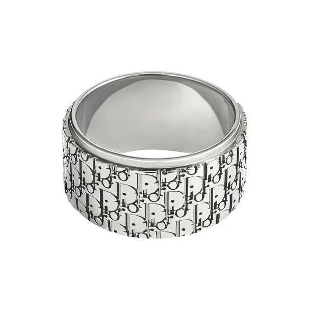 DIOR 925 Sterling Silver Rings Unisex Silver