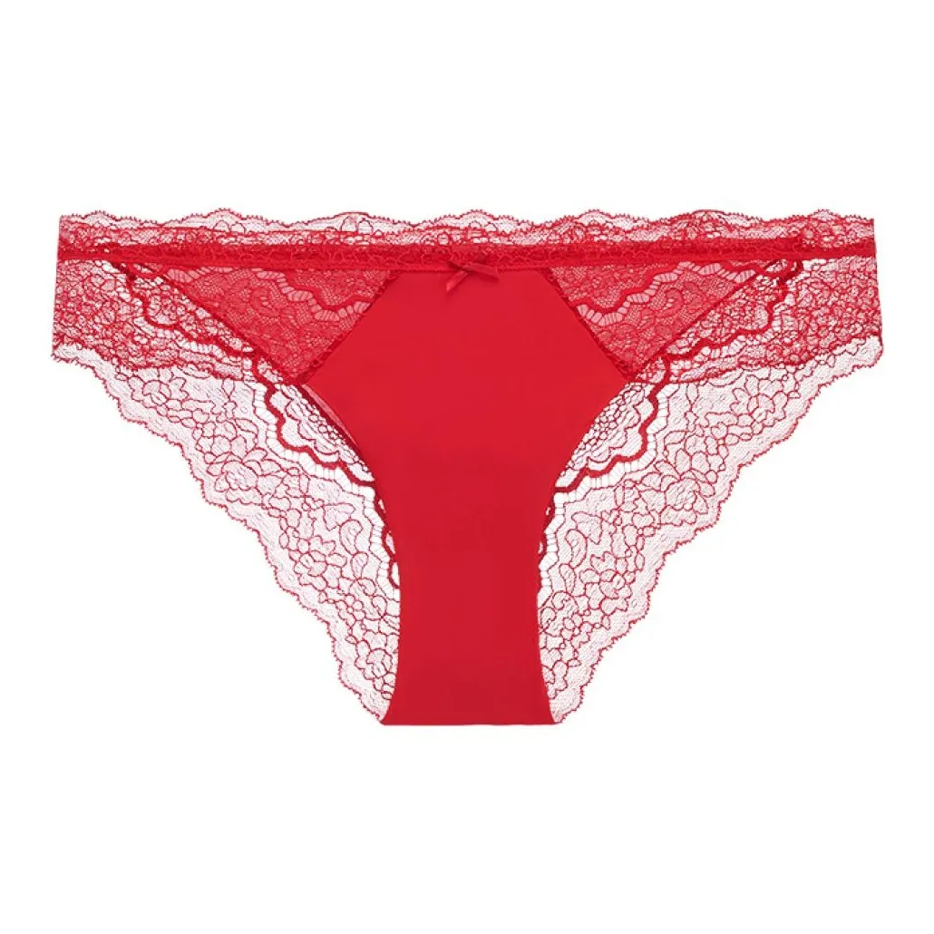 Victoria's Secret Трусики-бикини Женские 1 Пачка Настоящий Красный