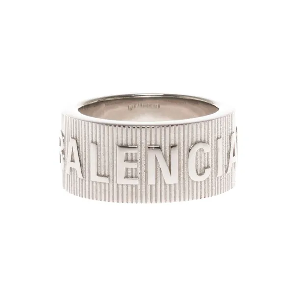 Balenciaga 925 Sterling Silver Rings Unisex Silver