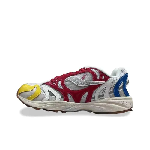 Saucony Grid Azura 2000 Беговые кроссовки Низкие Красный Желтый Синий Унисекс