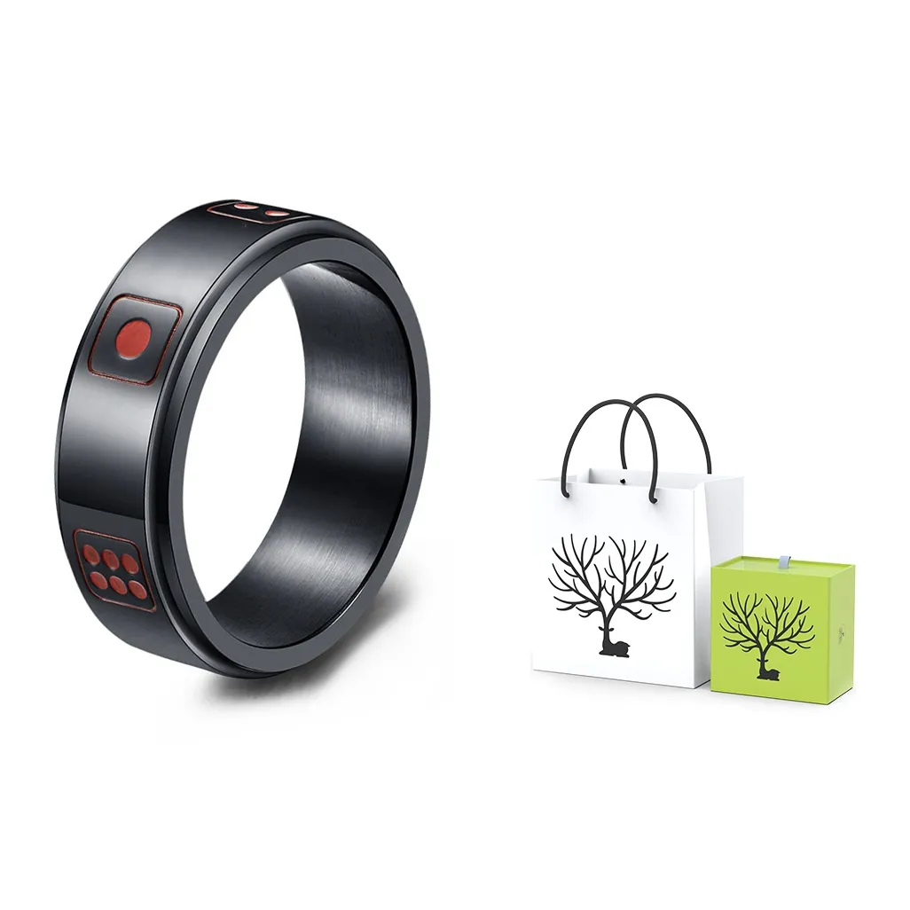 LIBALU Кольца из титанового стального сплава Мужские