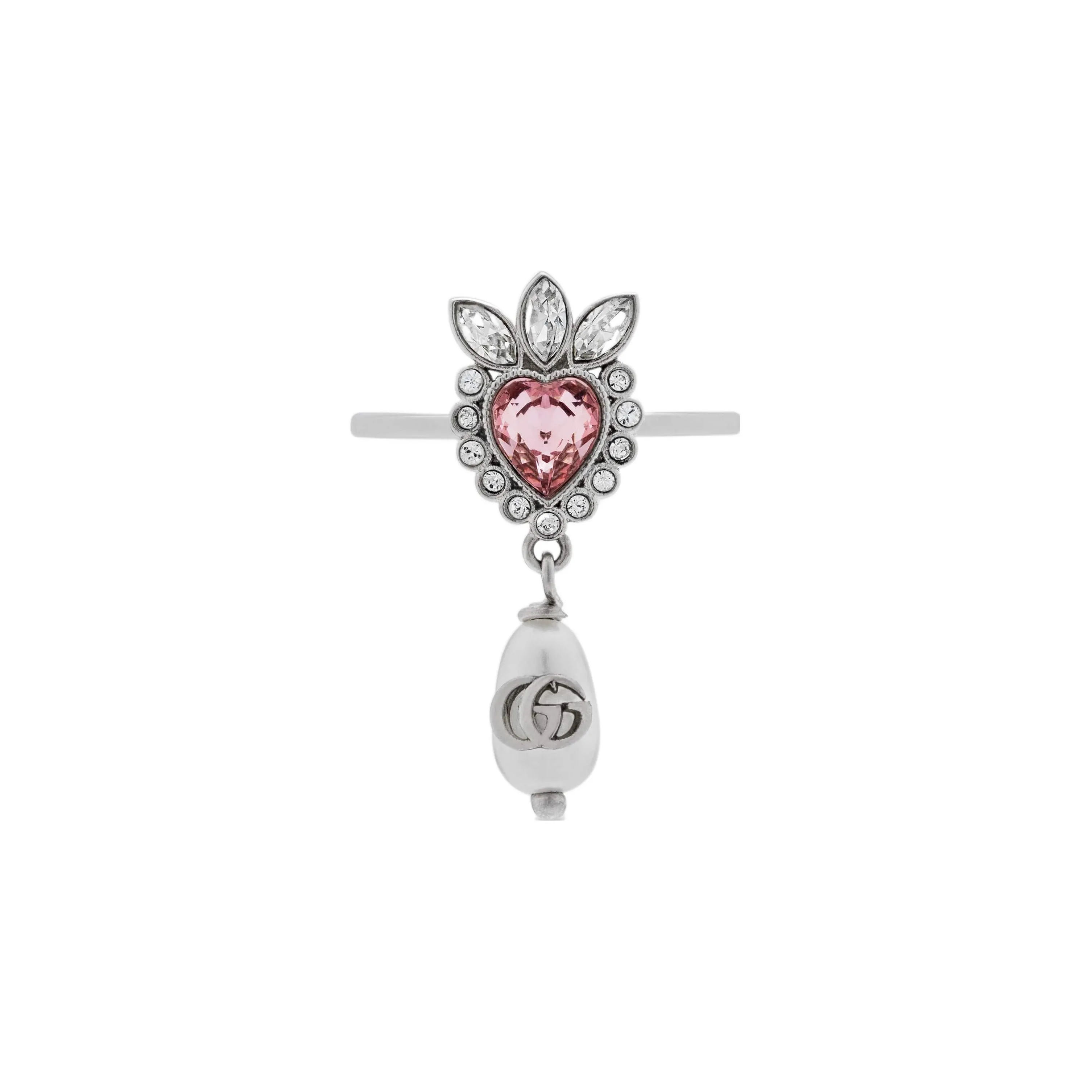 GUCCI Lovelight Metal Rings Women's Silver