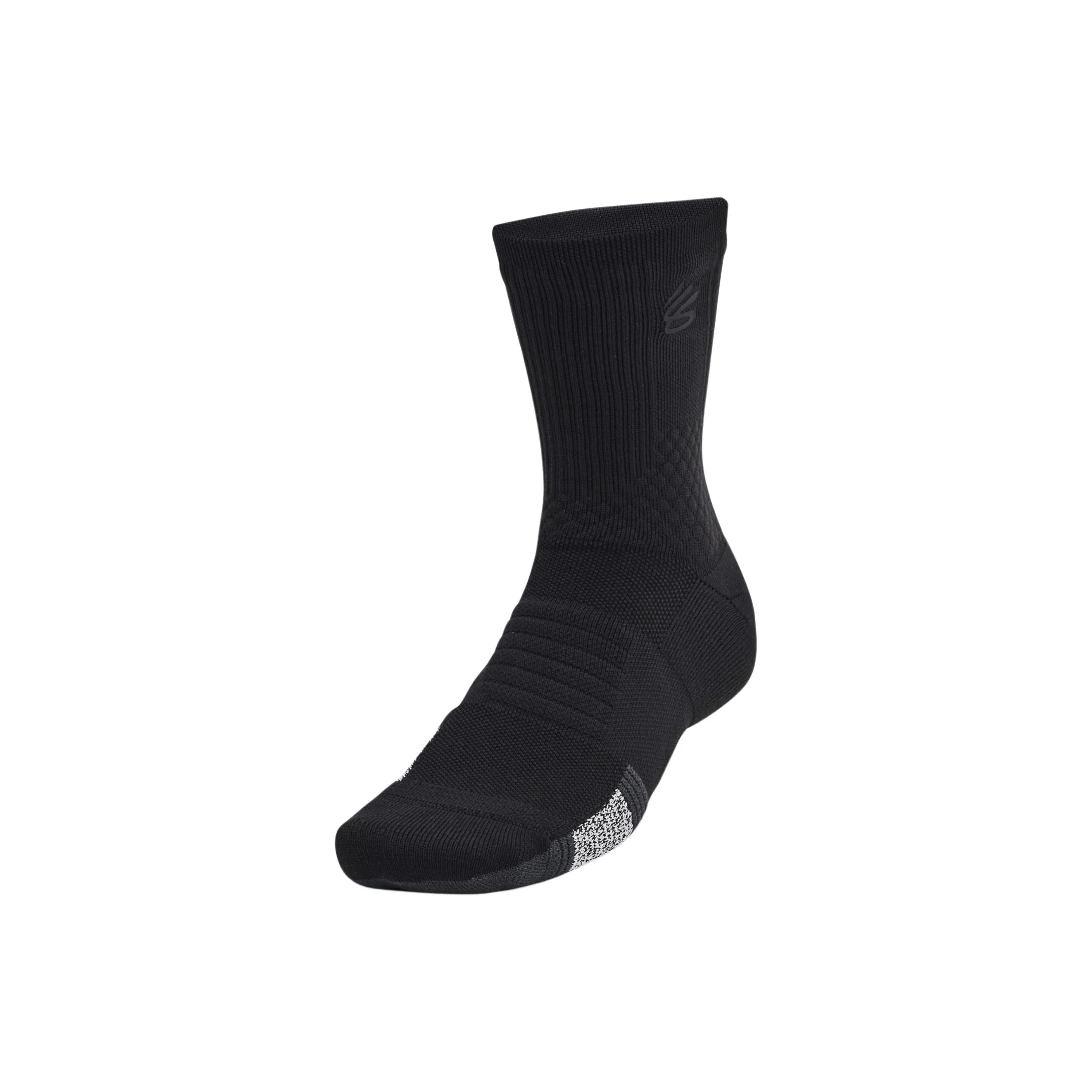 Under Armour Mid Calf Socks Unisex 1 Pack Black
