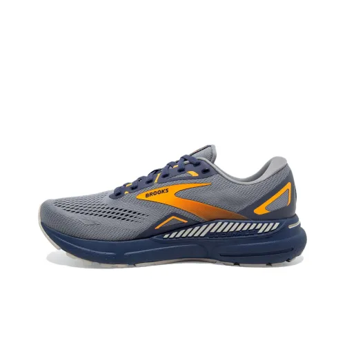 Brooks Adrenaline GTS Беговые кроссовки Низкие Серый/Королево-Синий/Оранжевый Мужские