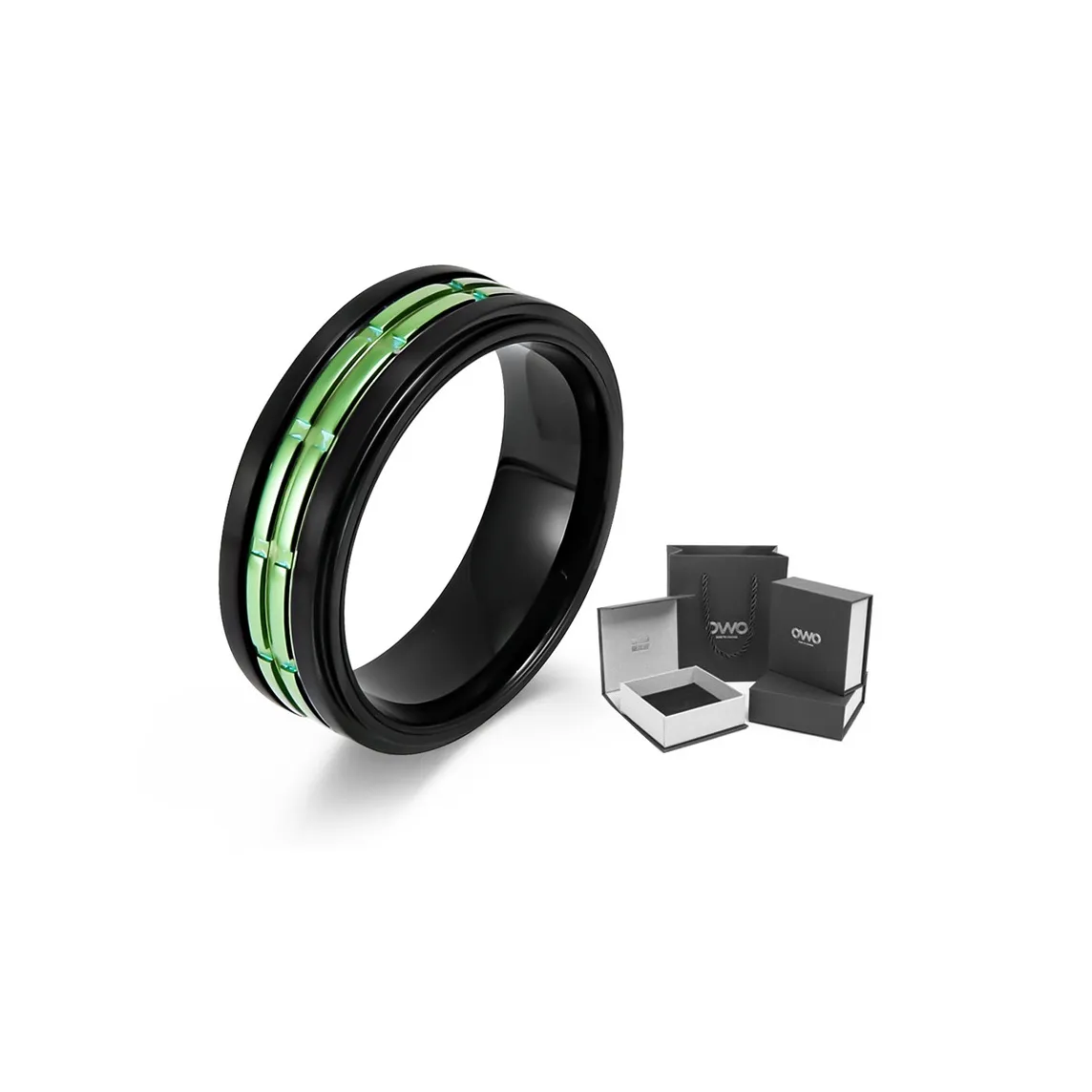 OWO Кольца из титанового стального сплава для мужчин