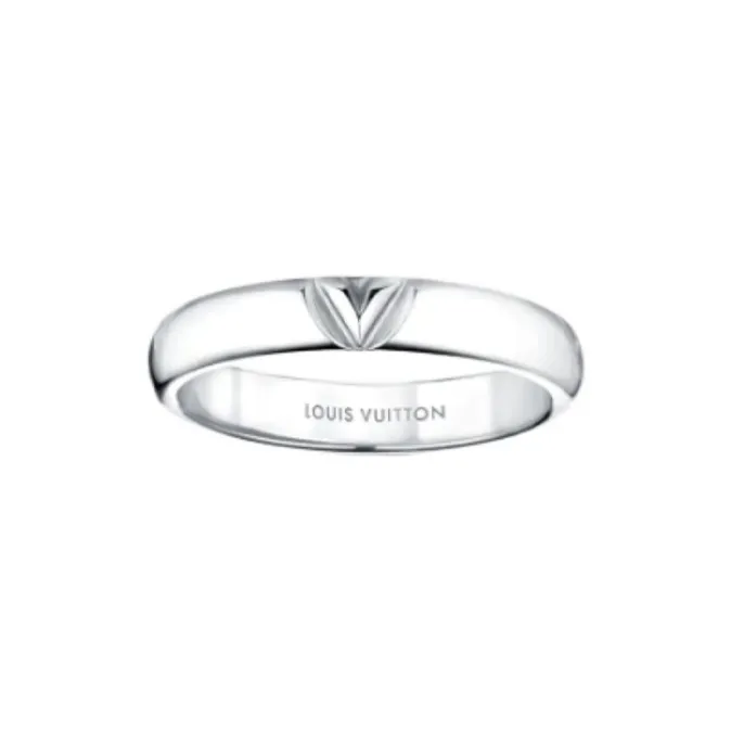 LOUIS VUITTON Lv Volt Multi Wedding Band White Gold