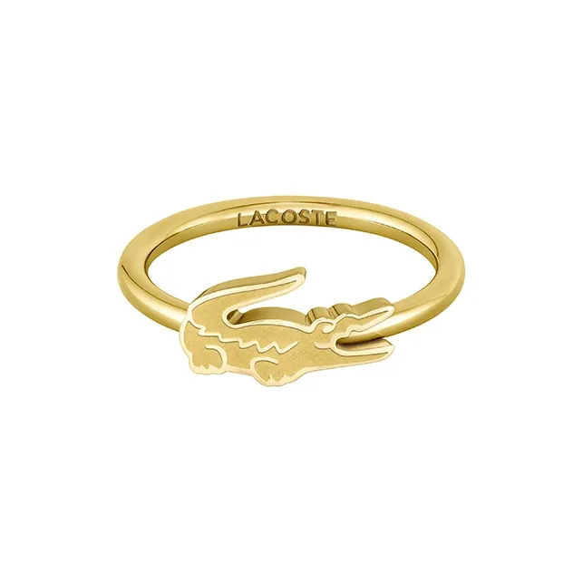 LACOSTE Нержавеющая сталь Кольца Золотой Женские