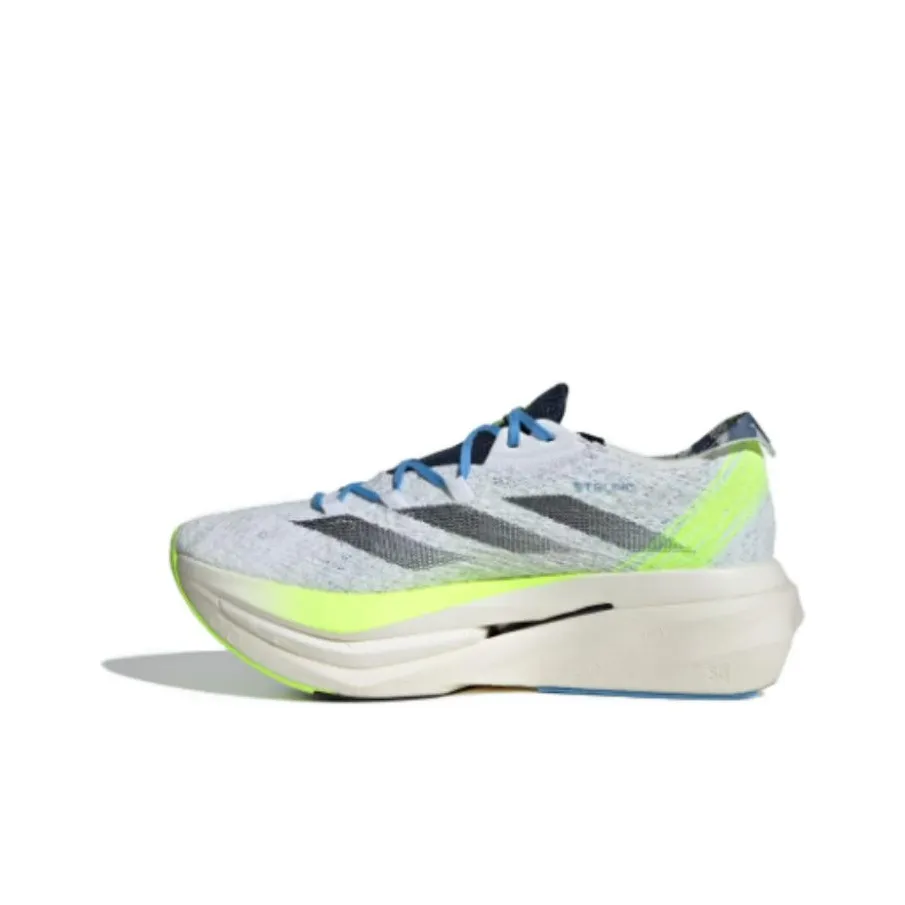 Adidas Adizero Prime X 2,0 Амортизация Износостойкий Низкий Топ Марафон Беговые кроссовки Унисекс Черный Белый Зеленый