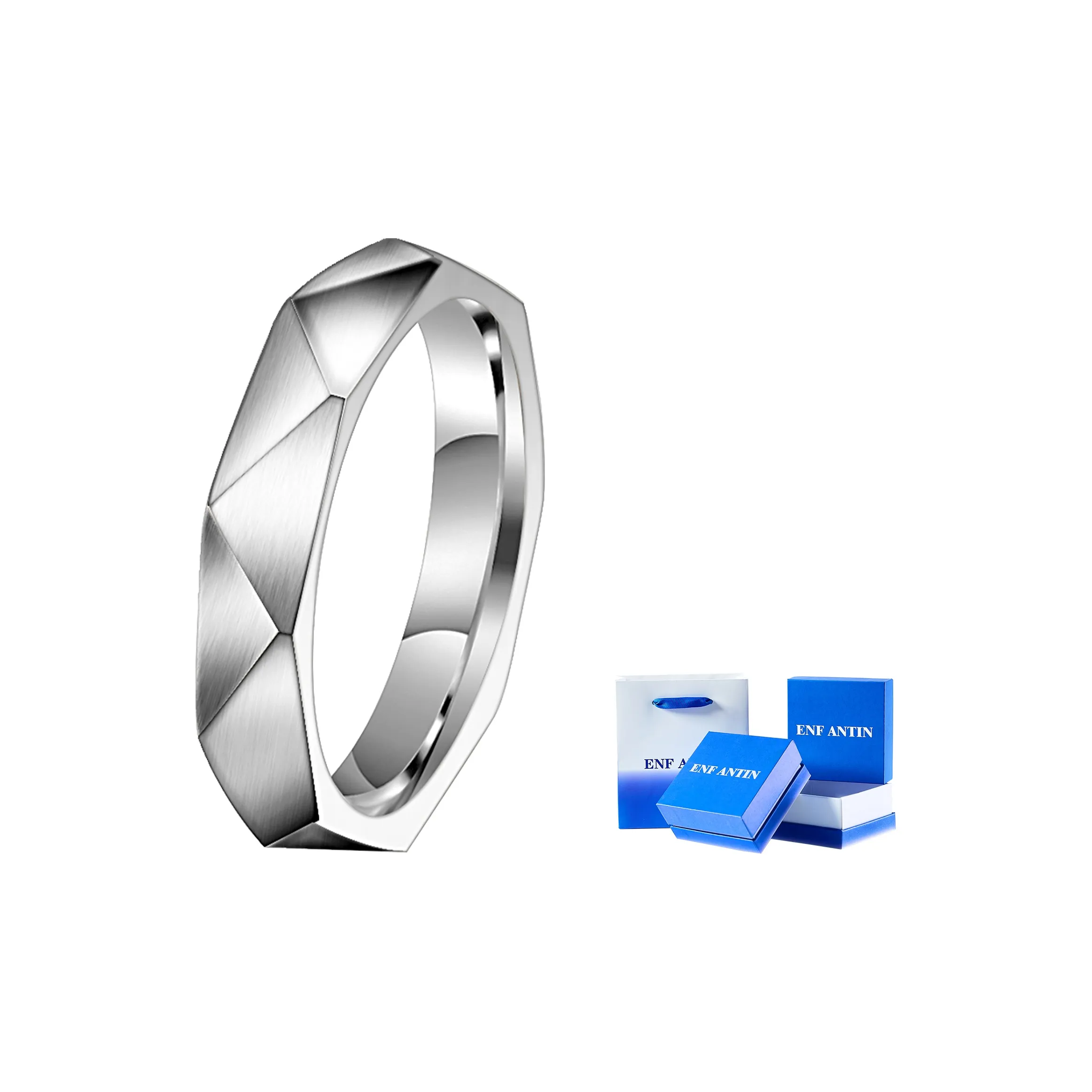 ENFANTIN Кольца из титанового стального сплава Унисекс