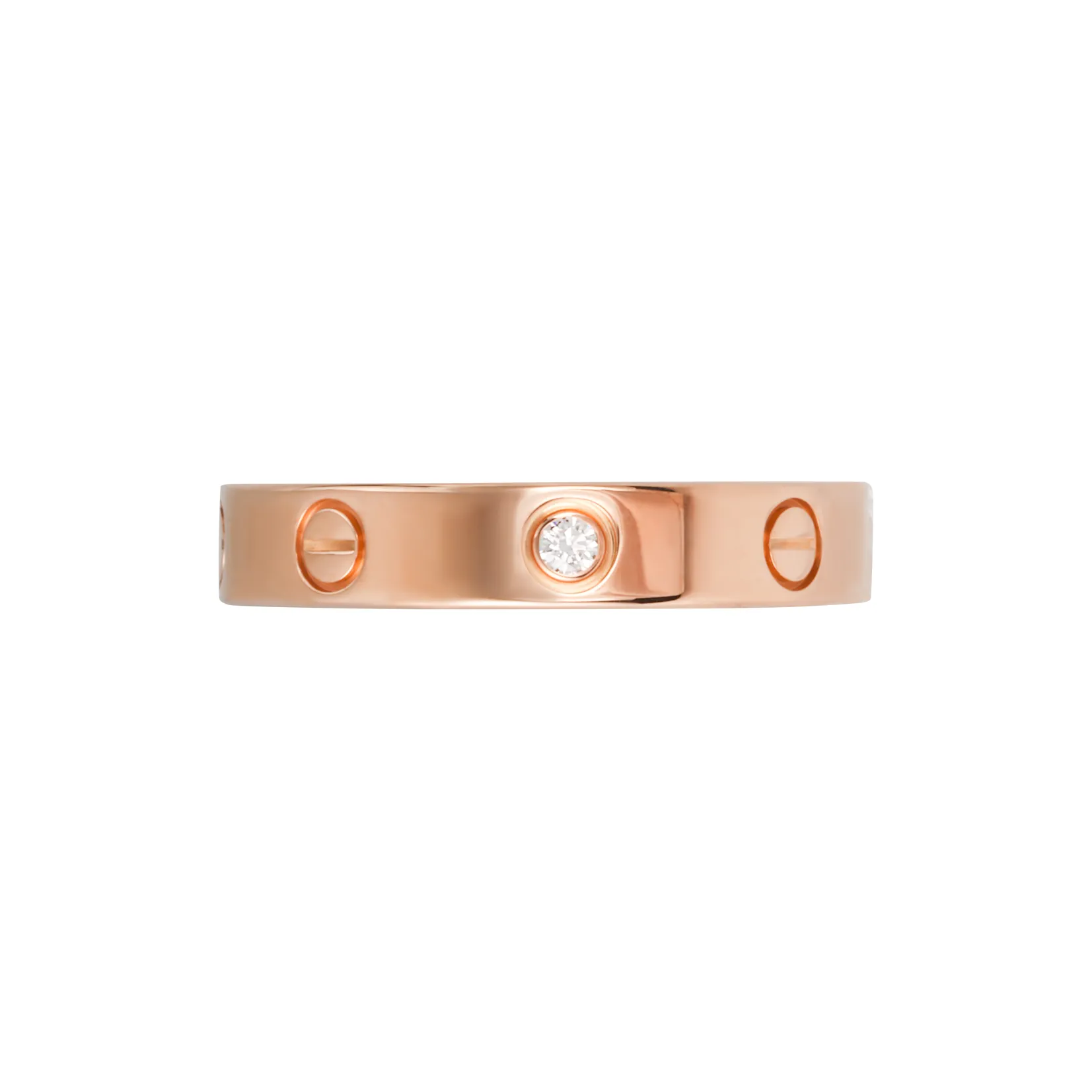 CARTIER 18K Rose Gold Rings Unisex
