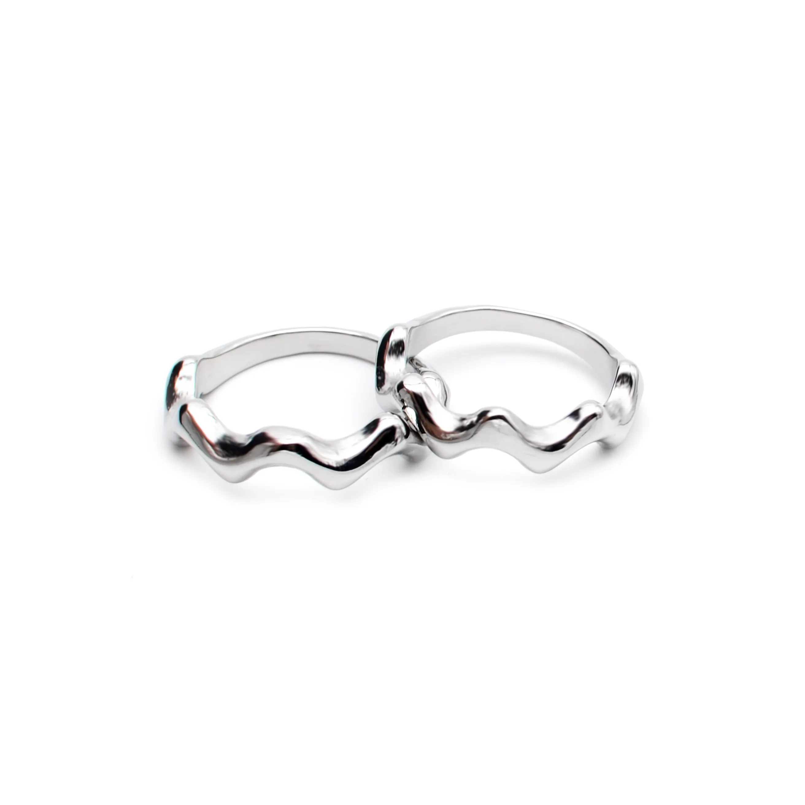 DAP Титановая сталь Кольца Серебряный Унисекс