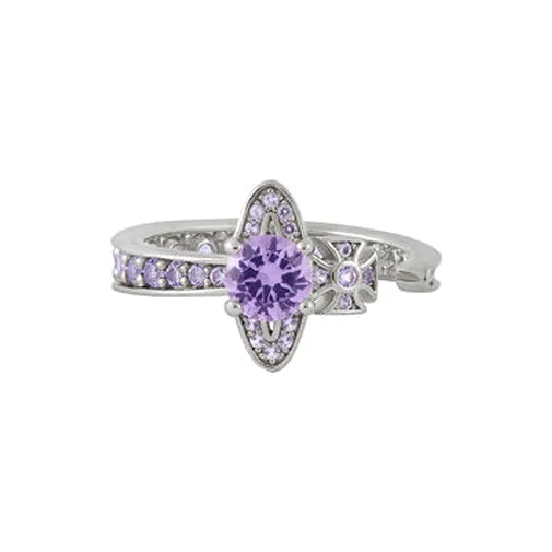 Vivienne Westwood Переработанный Серебро Кольца с Кубическим Цирконием Унисекс Серебро