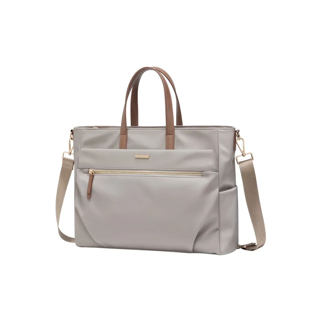 POLO Ткань Ноутбук Сумка Большая Женская Серого цвета
