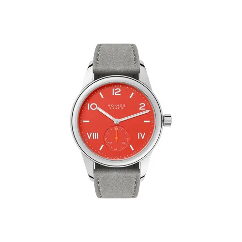 NOMOS Ручной Механический Movement Мужские Часы 38,5 мм Красный