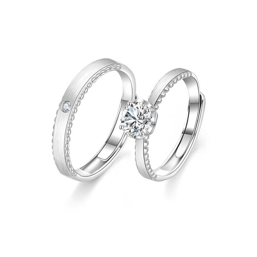 RINGLOVE S925 Silver Rings Unisex Silver