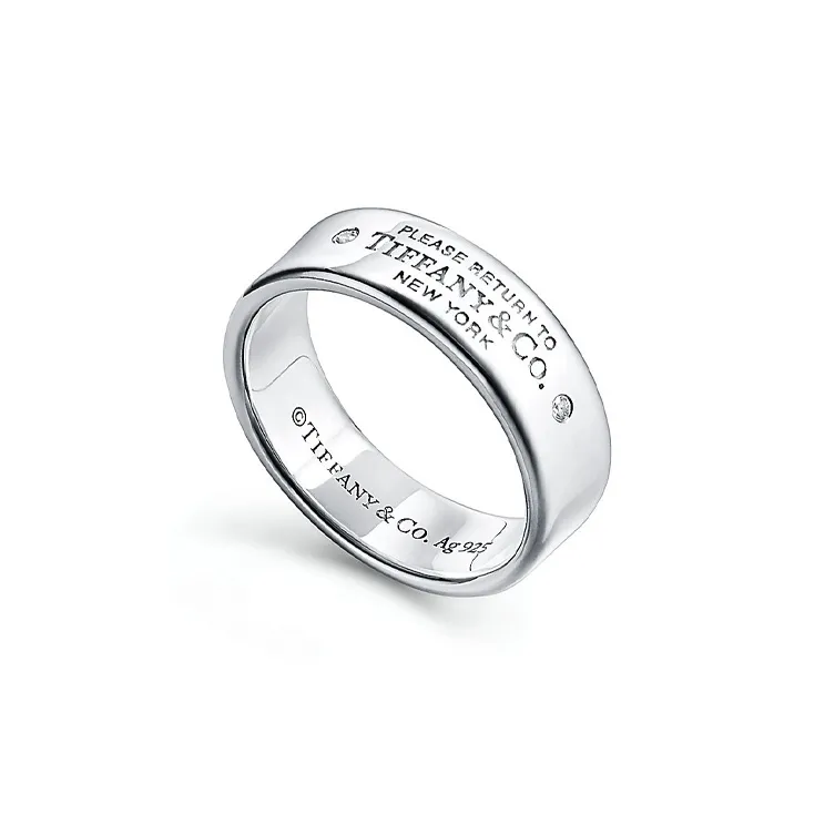 TIFFANY & CO. Sterling Silver Rings Unisex Silver