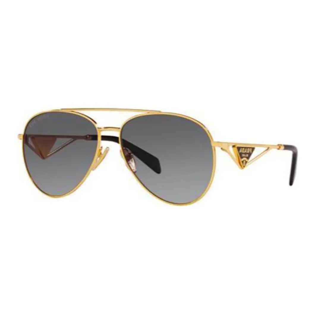 PRADA Eyewear Enamel triangle Pilot frame Sunglasses