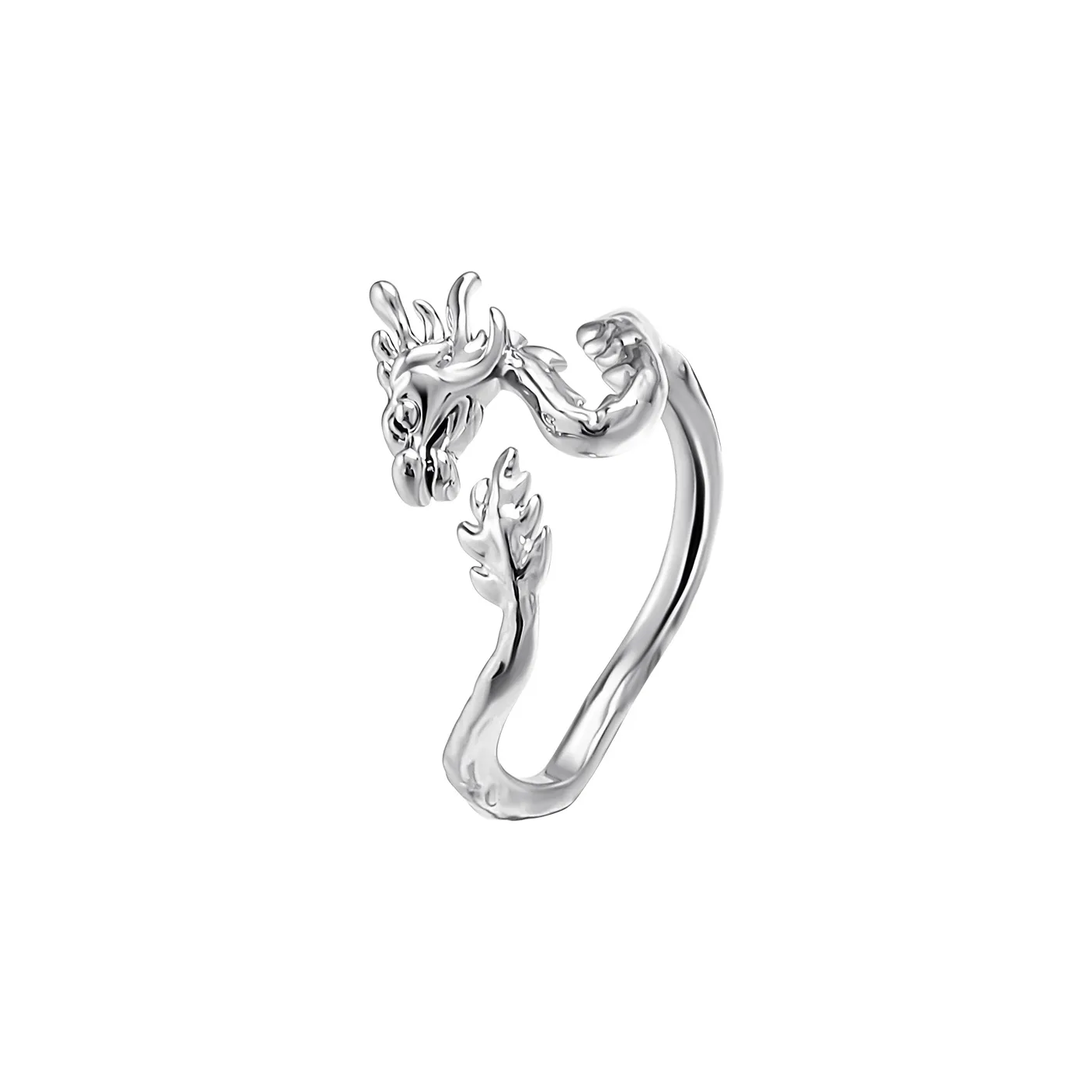 CAROMAY Медный сплав кольца Женское серебро