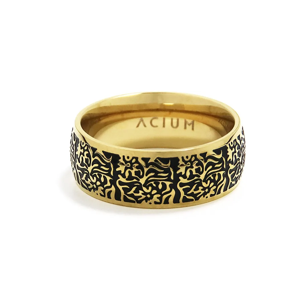ACIUM Не блекущие Кольца из титановой стали Унисекс