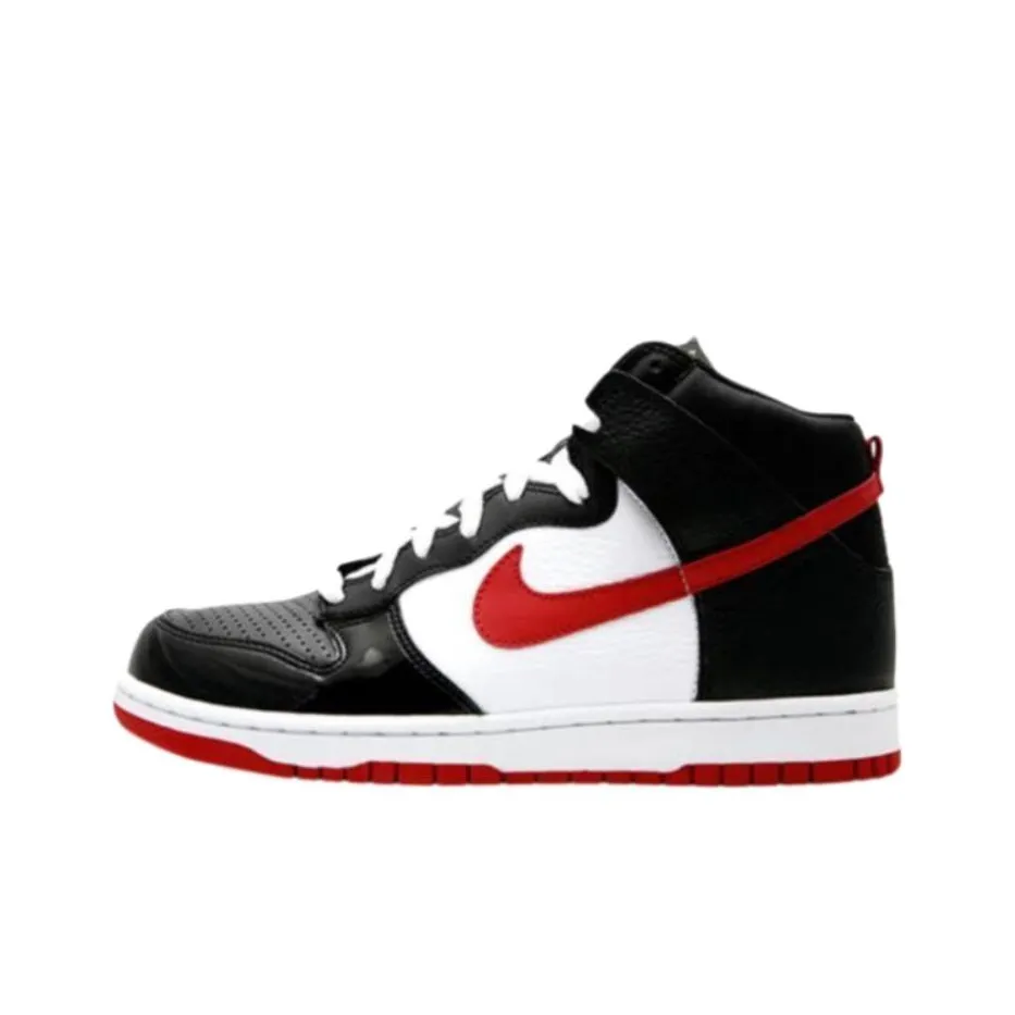 Nike Dunk High Patent Toe Bred