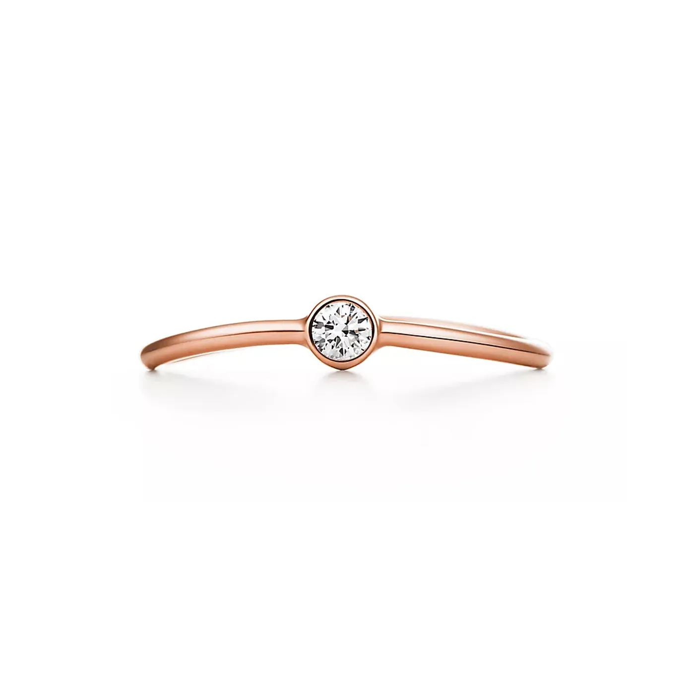 TIFFANY & CO. 18K Rose Gold, Diamond Rings Women's Rose Gold