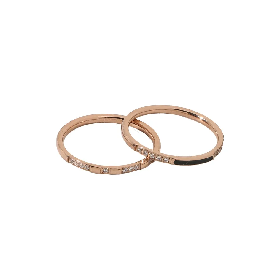 UTD Кольца из титанового стального сплава Женские