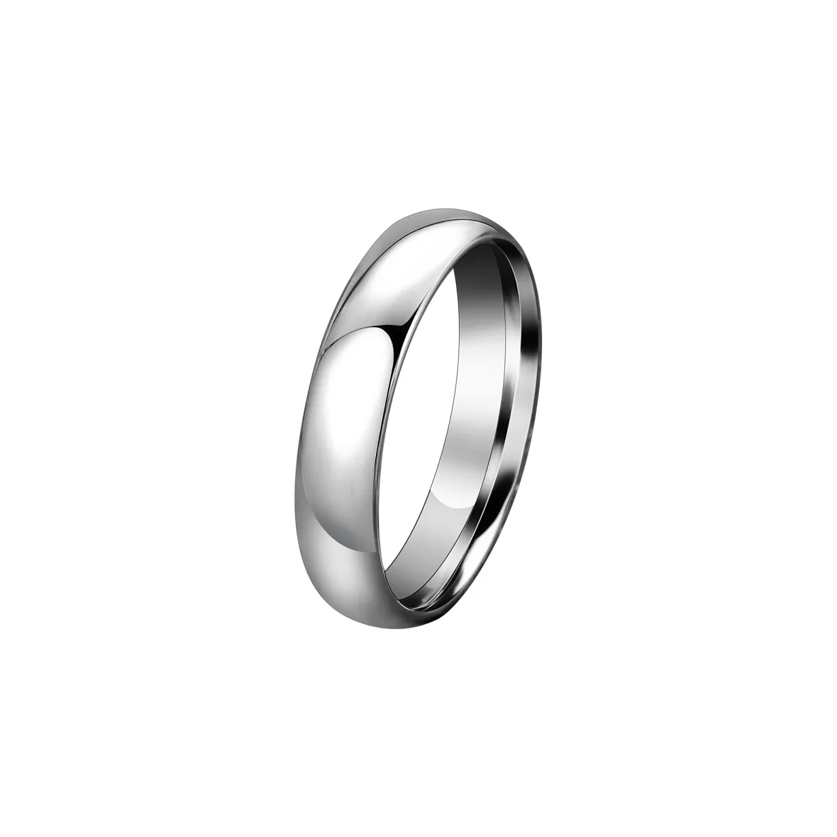 Келанси Кольца из титанового стального сплава Унисекс Серебряные