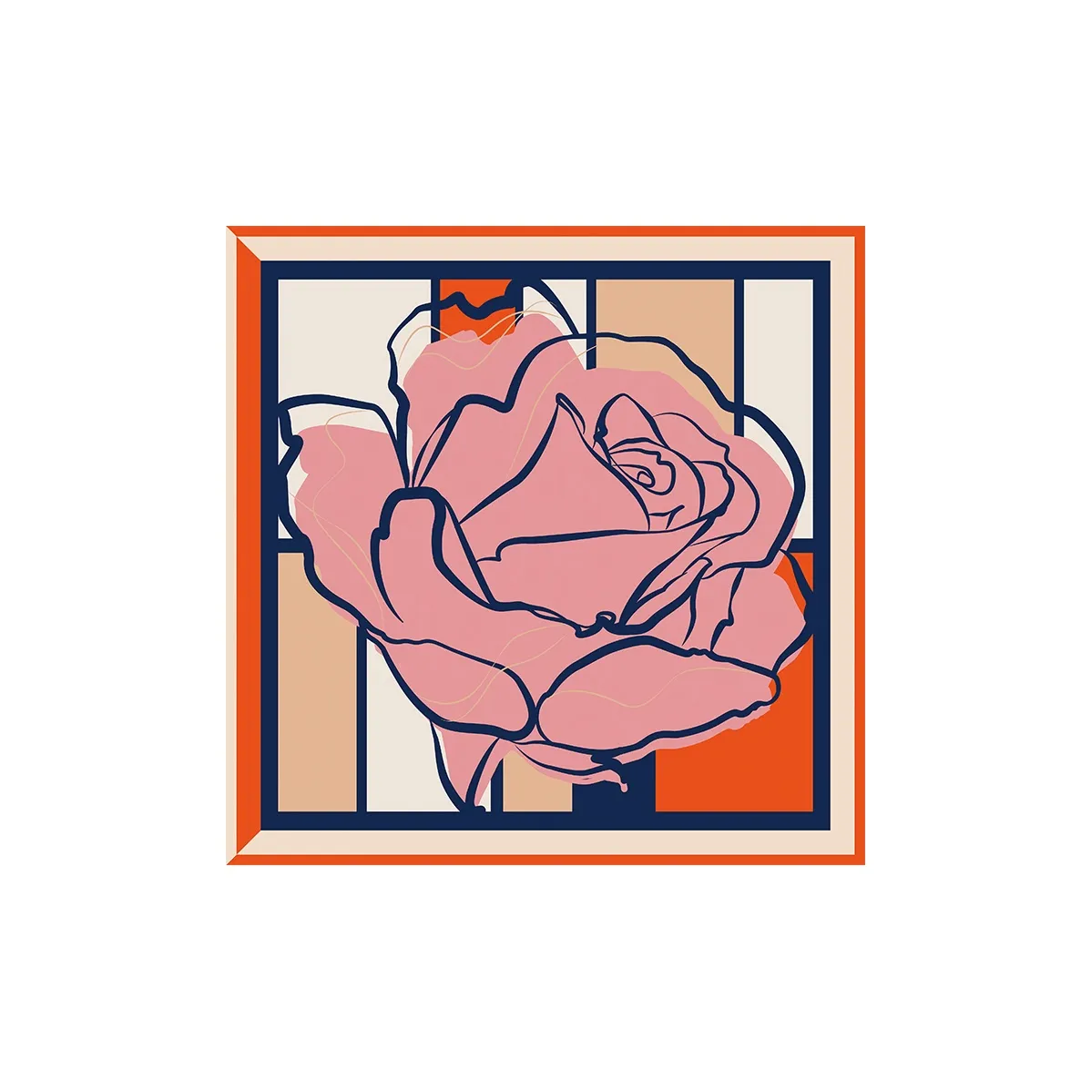 WENSLI Silk Scarves Women's Unwavering Romance