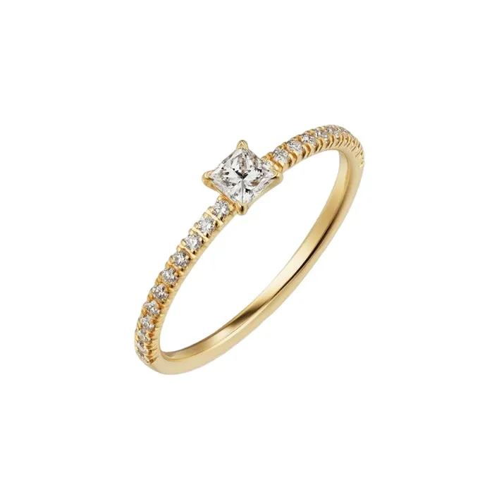 CARTIER Etincelle De Cartier Collection Diamond 18k Gold Rings Women's Gold