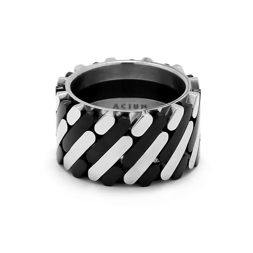 ACIUM Кольца из титана и стали унисекс