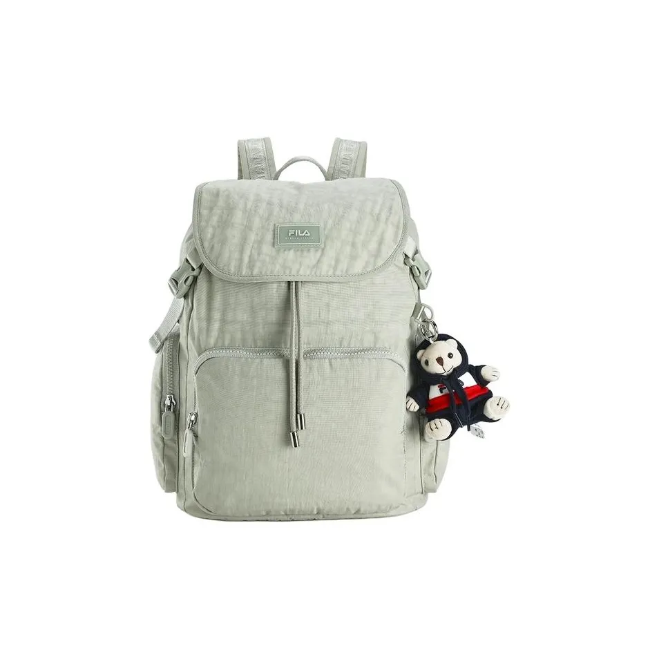 FILA Fabric backpack bage Extra Small Women's Clear Sand Green