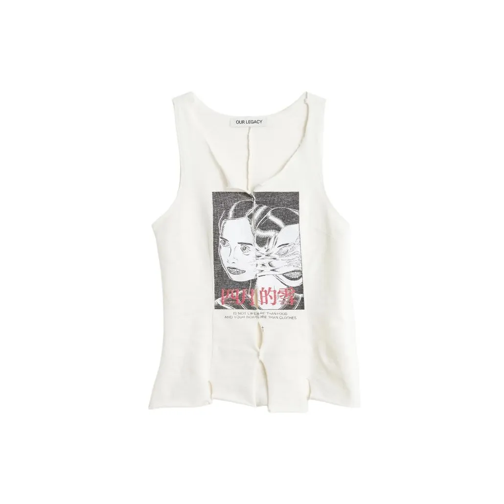 OUR LEGACY Collaboration Майка Унисекс Белый