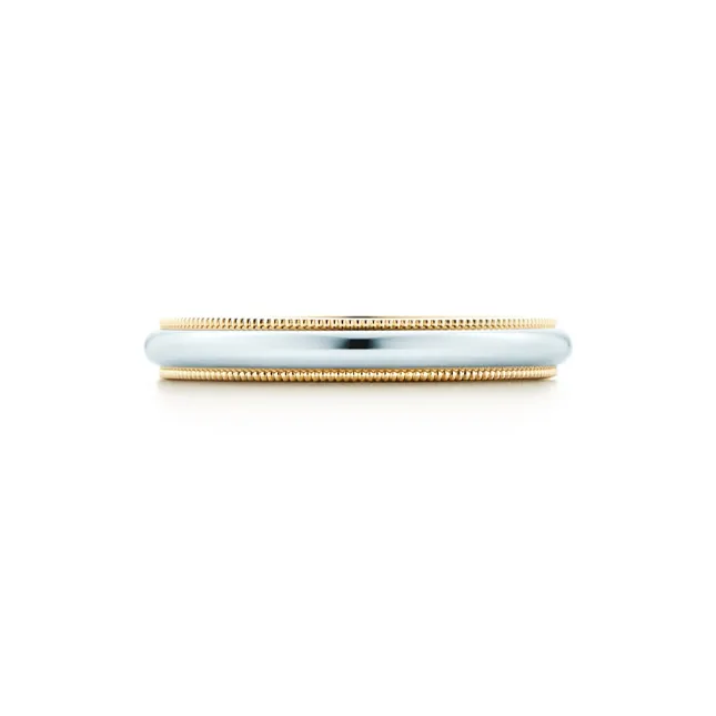 TIFFANY & CO. Platinum 18K Gold Rings Women's Silver