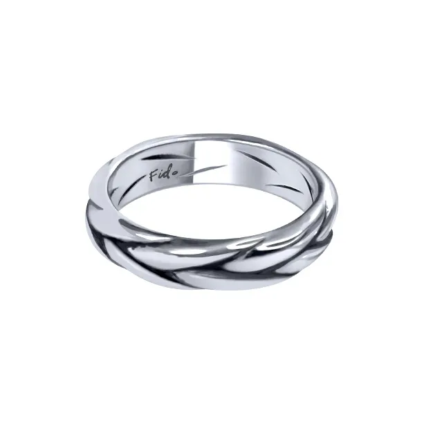 FIDO DIDO Однотонный Кольца из нержавеющей стали Унисекс